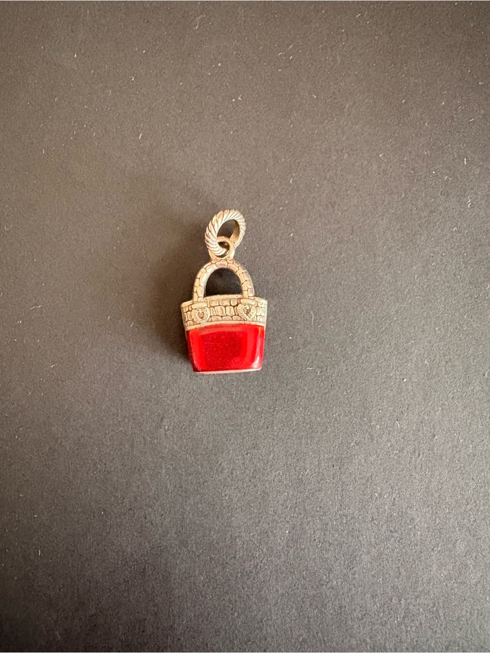 Brighton red purse charm